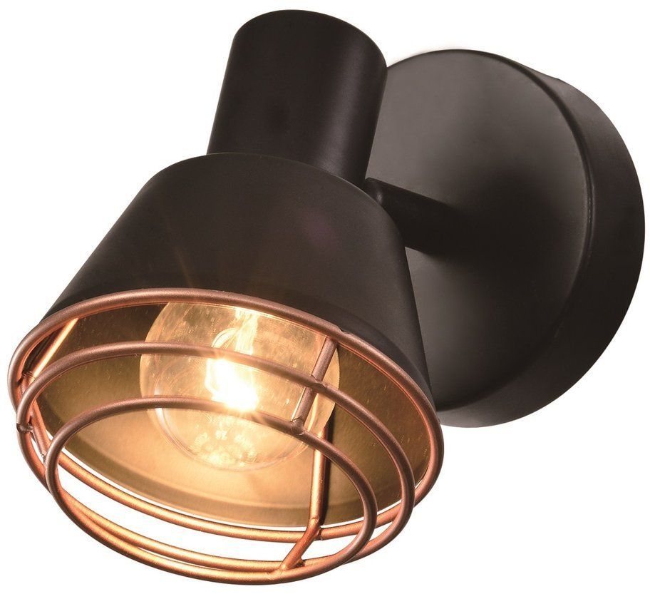 Candellux Neria lámpara de pared 1x40 W negro-oro 91-81384