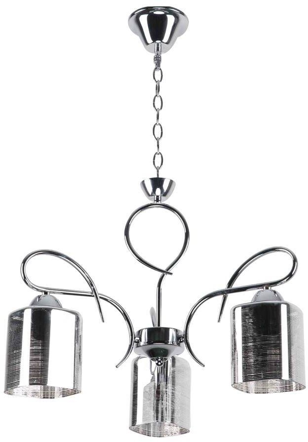 Candellux Italo lámpara colgante 3x40 W plata 33-00699