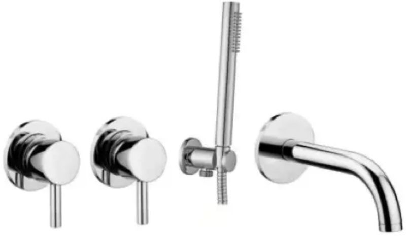 Paffoni Light grifo de bañera y ducha empotrado cromo SK010CR70ZWW