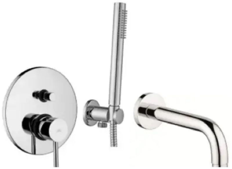 Paffoni Stick grifo de bañera y ducha empotrado cromo SK015ZWW