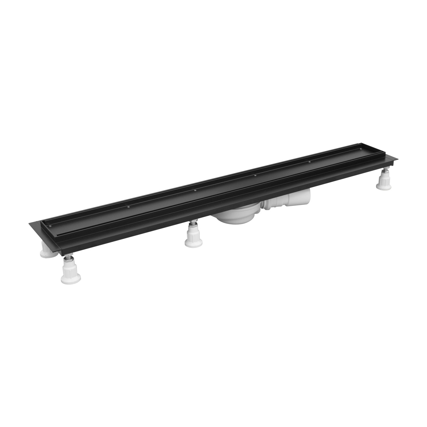 Omnires Lowfix desagüe de ducha 80 cm negro LOWFIX80TBL