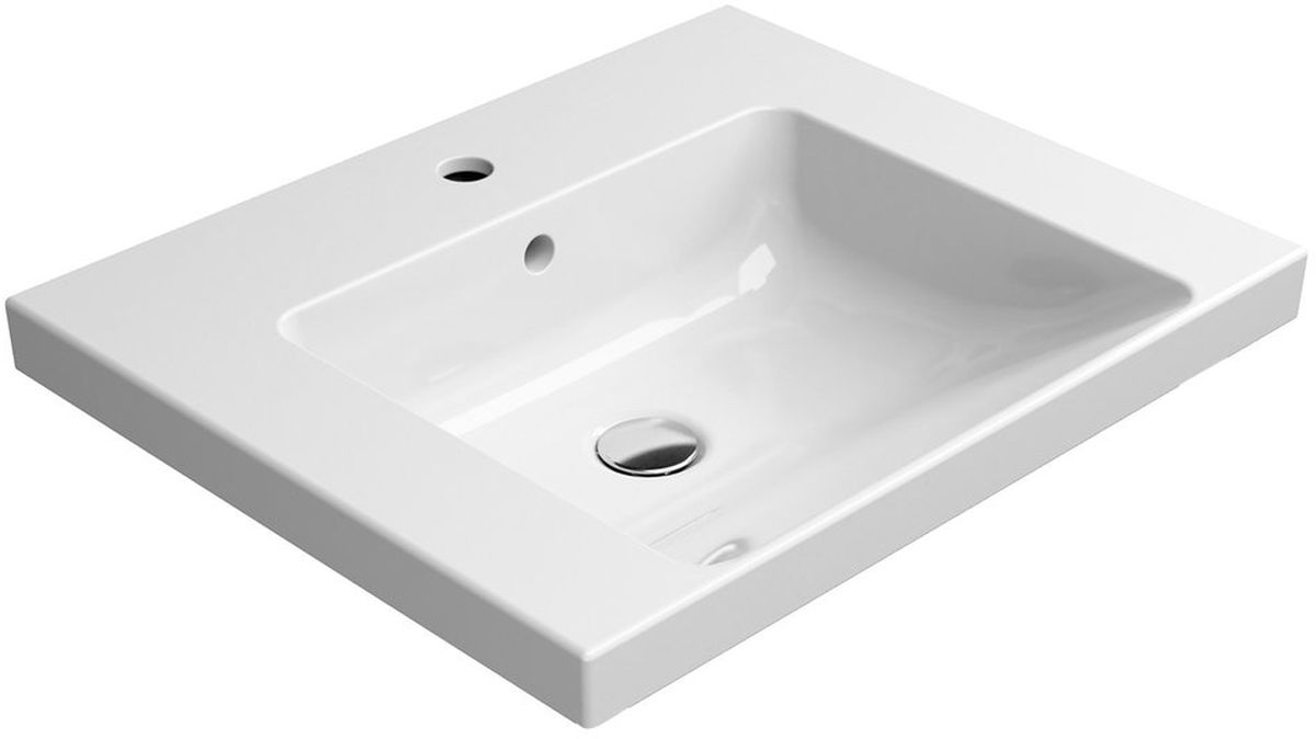 GSI Norm lavabo 60x50 cm rectangular clásico blanco 8635111