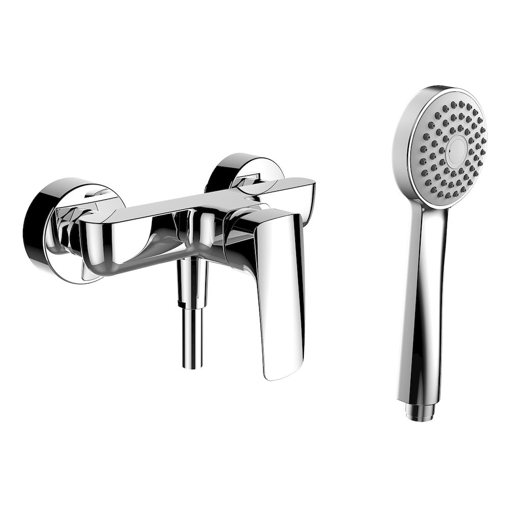 Laufen Laurin bateria prysznicowa ścienna chrom HF500750100600