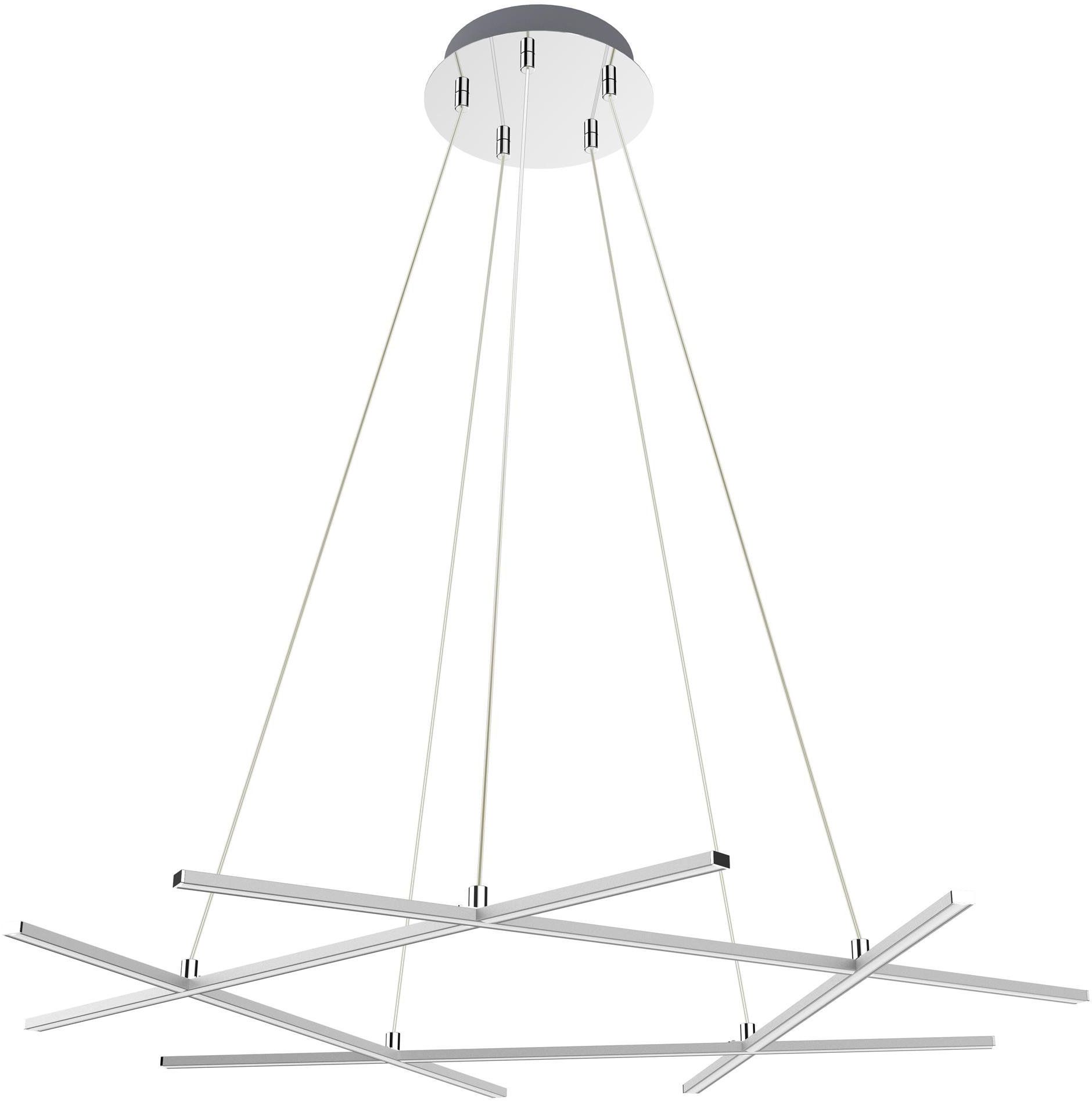 Apeti Andros lámpara colgante 1x50 W plata A0020-350