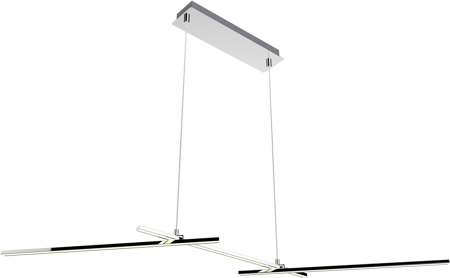 Apeti Thasos lámpara colgante 1x23 W plata A0021-330