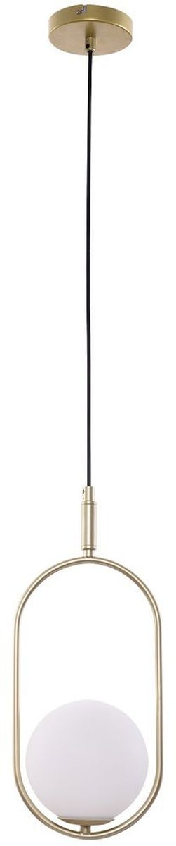 Candellux Cordel lámpara colgante 1x28 W blanco-latón 31-73457