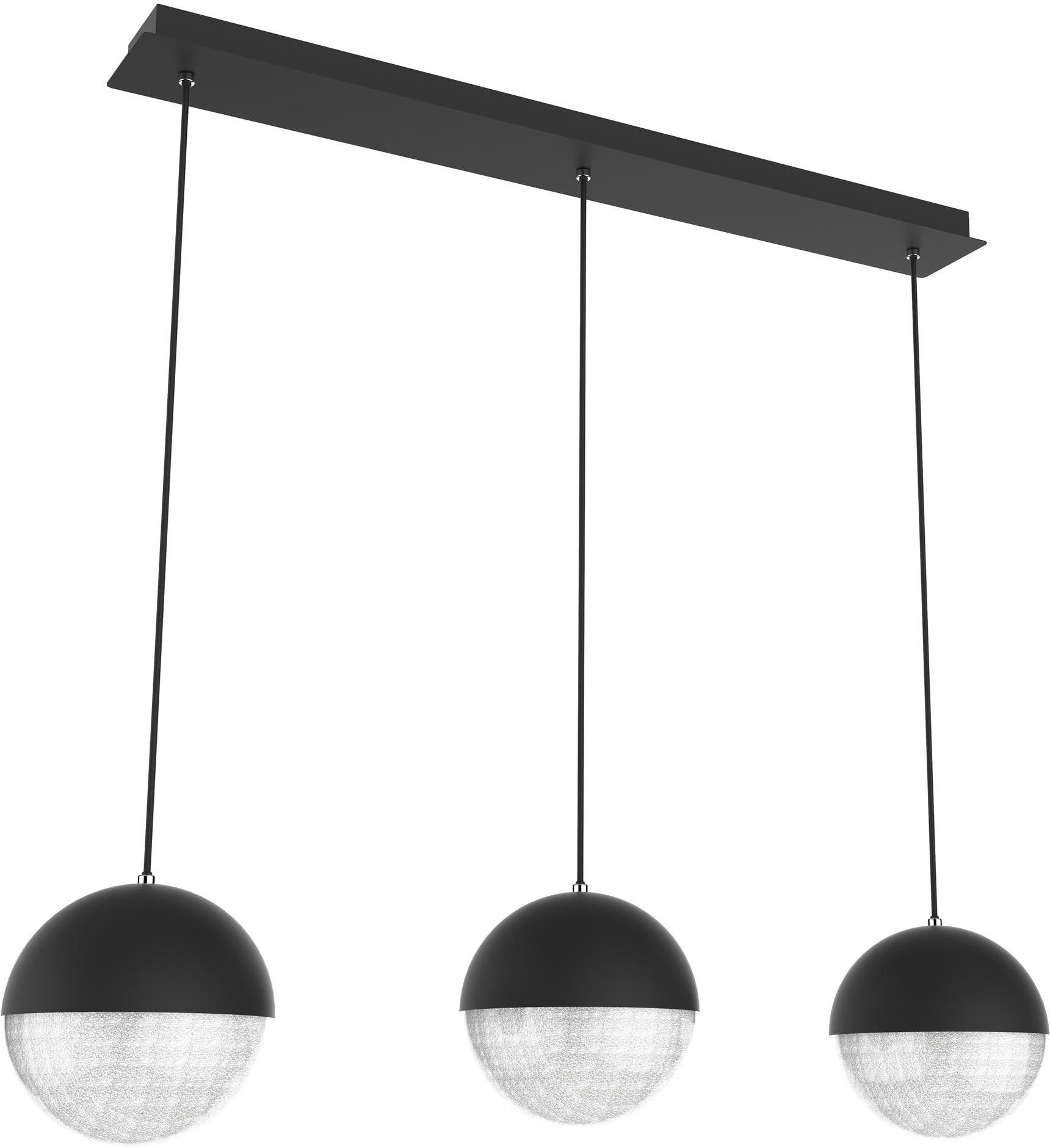 Apeti Furni lámpara colgante 3x5 W negro A0031-330