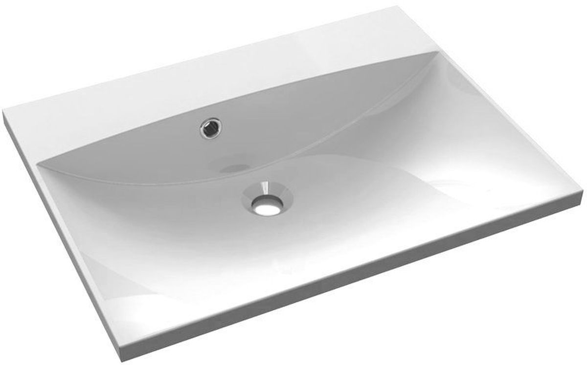 Sapho Maria lavabo 60x46 cm rectangular para mueble blanco MA060-0