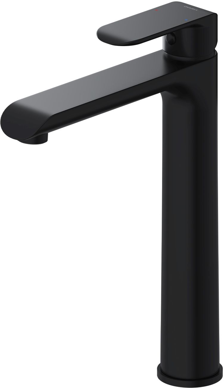 Omnires Sacramento grifo para lavabo de pie negro SC2312BL