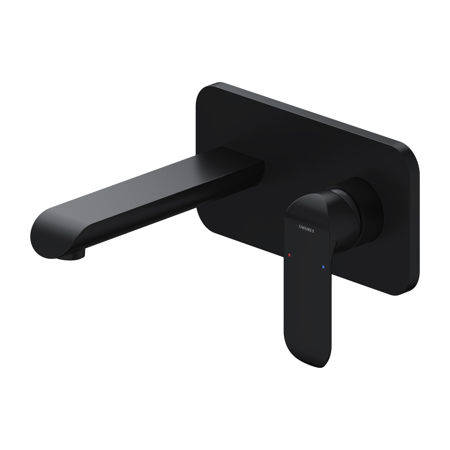 Omnires Sacramento grifo para lavabo empotrado negro SC2315BL