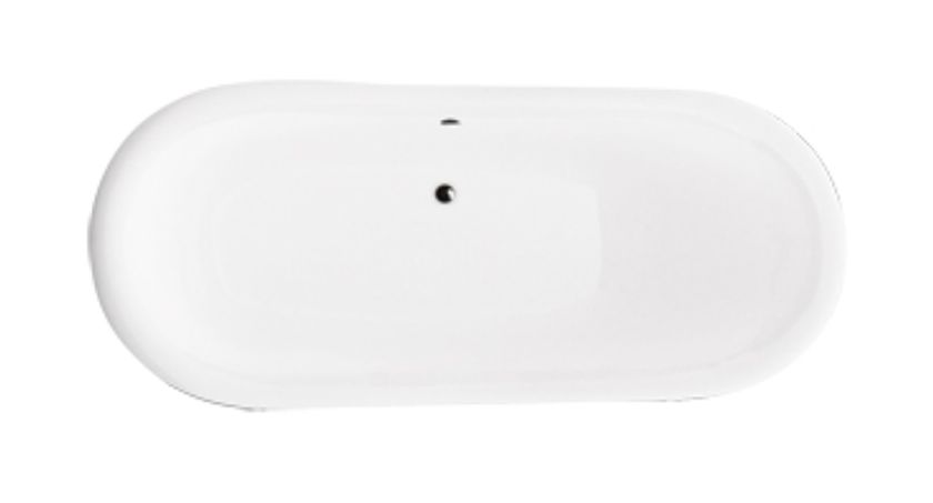 Besco Amelia bañera exenta 189x76.5 cm oval blanco #WKA-190W+ZL