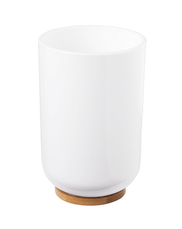Aqualine Snow vaso para cepillos de dientes blanco 7579