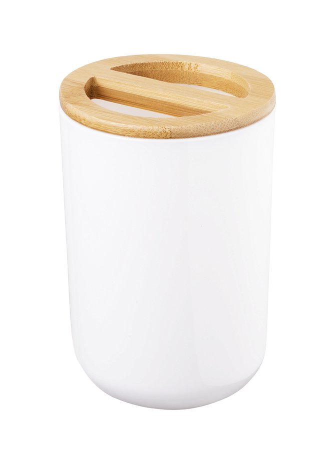 Aqualine Snow vaso para cepillos de dientes blanco 7580