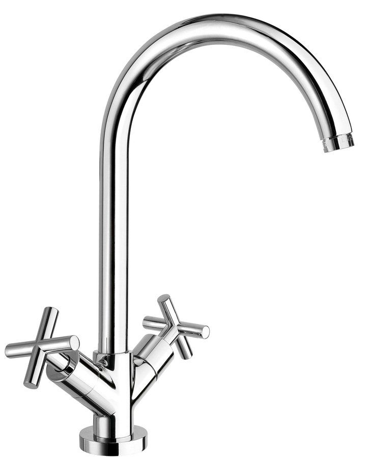 Sapho Axia grifo de cocina de pie cromo 509