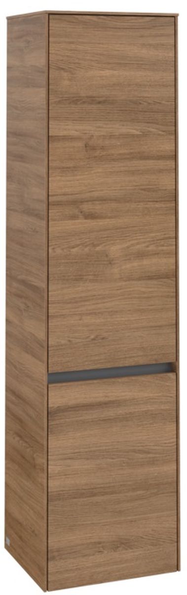 Villeroy & Boch Collaro armario 40.4x34.9x153.8 cm suspendido, lateral roble C03300RH