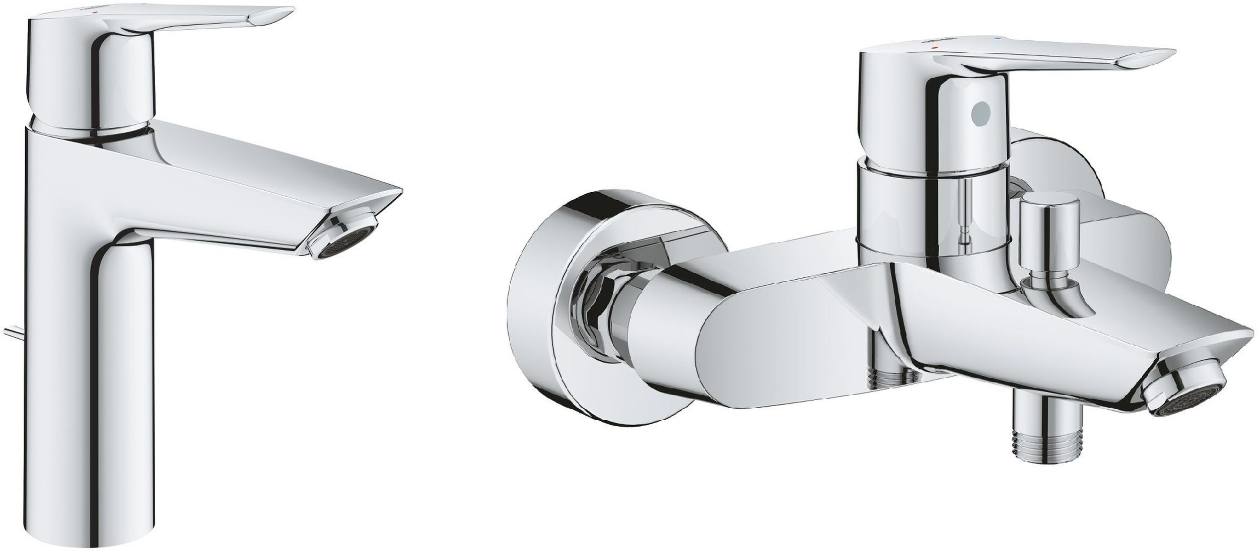 Conjunto grifo de bañera y ducha Grohe Start 24206002, grifo para lavabo Grohe Start 23455002