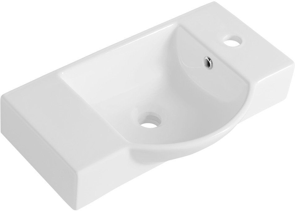 Sapho Small lavabo 55x32 cm clásico blanco 4077