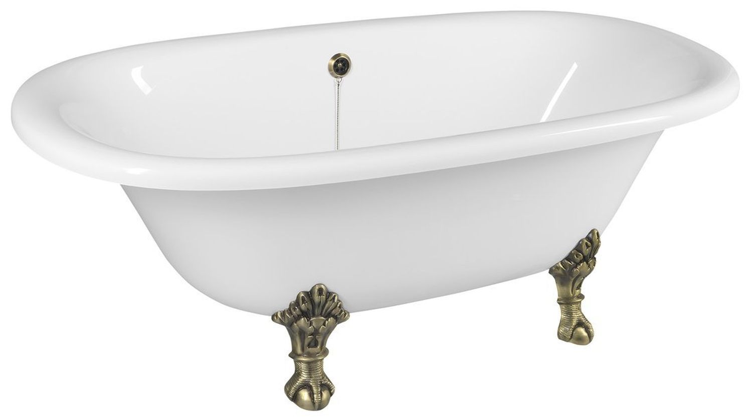 Polysan Regata bañera exenta 175x85 cm oval blanco 10121