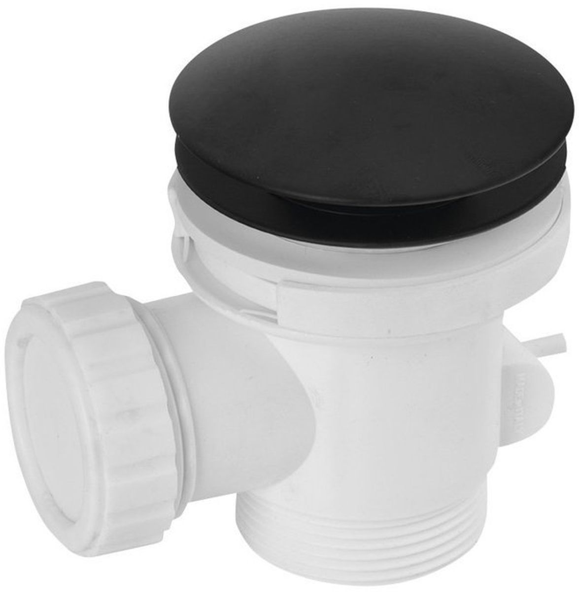 Polysan tapón para bañera negro 71704B