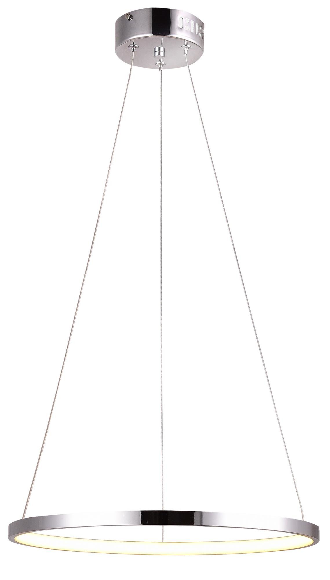 Candellux Lune lámpara colgante 1x25 W cromo 31-64646