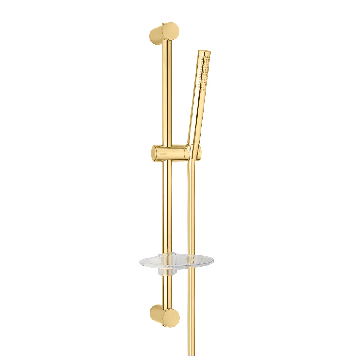 Conjunto barra de ducha Oltens Alling 37300800, alcachofa de ducha Oltens Ume 37102800, 37201800, 84200500