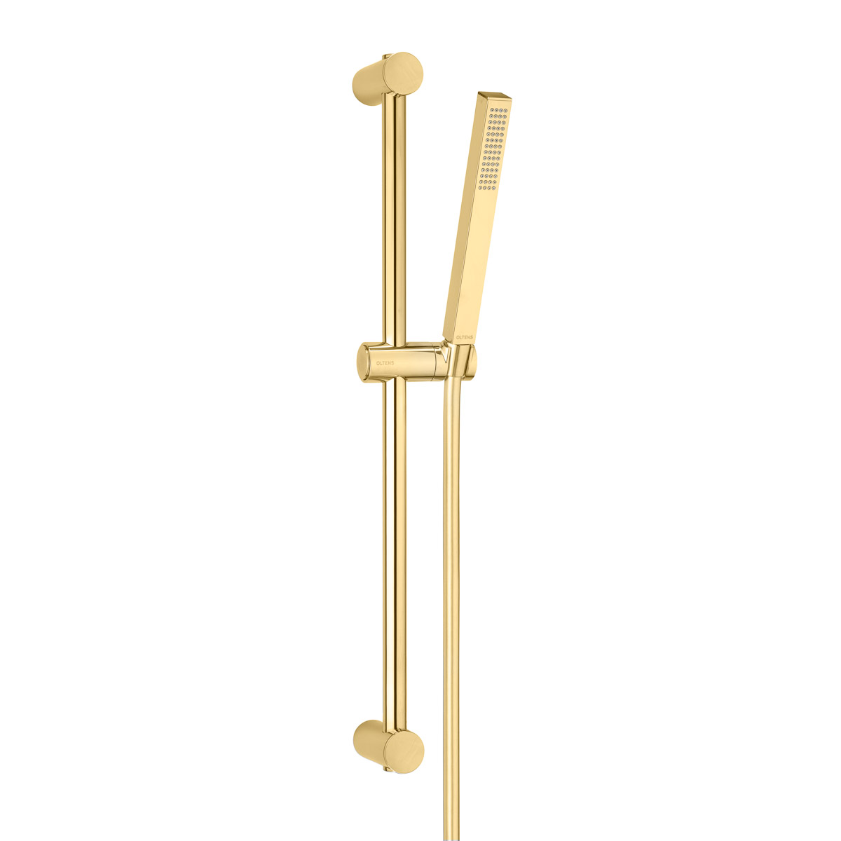 Conjunto barra de ducha Oltens Alling 37300800, alcachofa de ducha Oltens Sog 37103800, 37201800