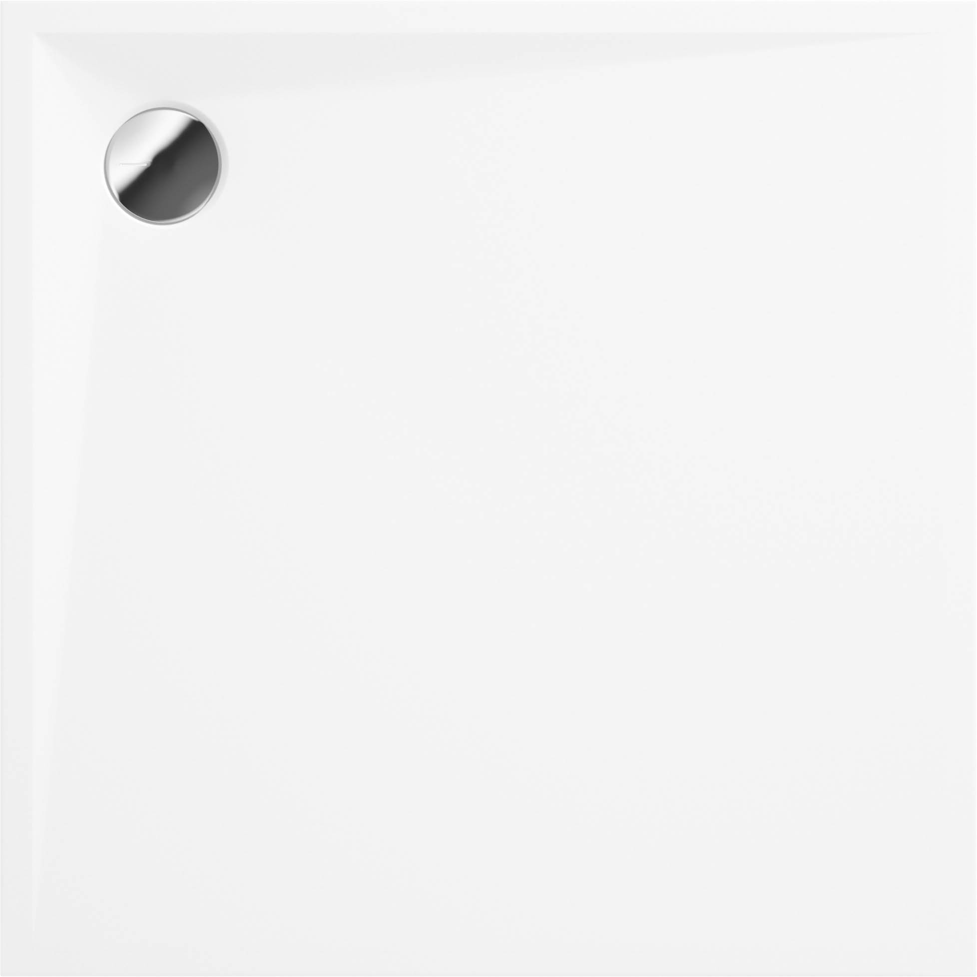 Deante Kerria Plus plato de ducha cuadrado 90x90 cm blanco KTS_041B
