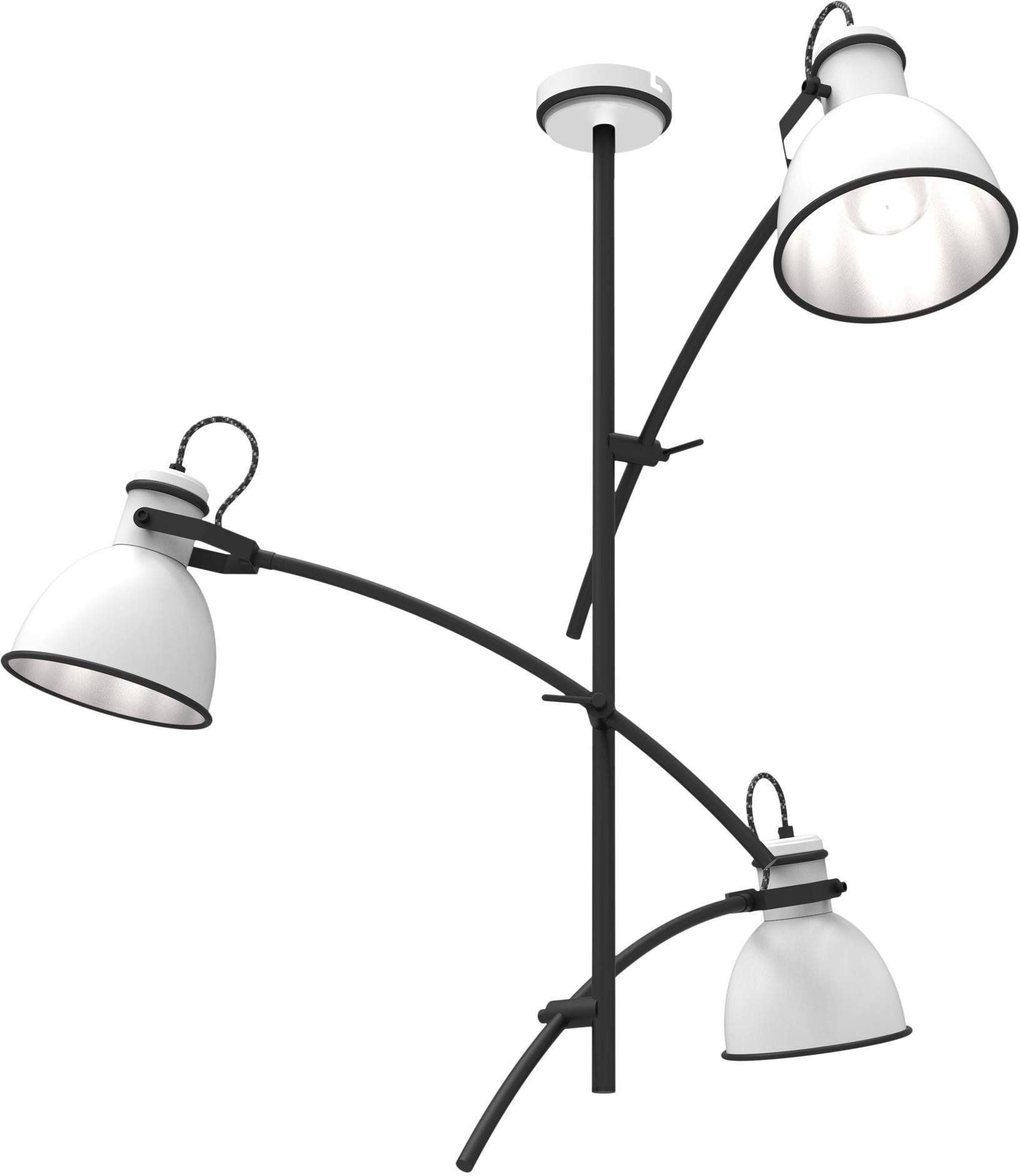 Candellux Zumba lámpara de techo 3x60 W blanco-negro 33-72061