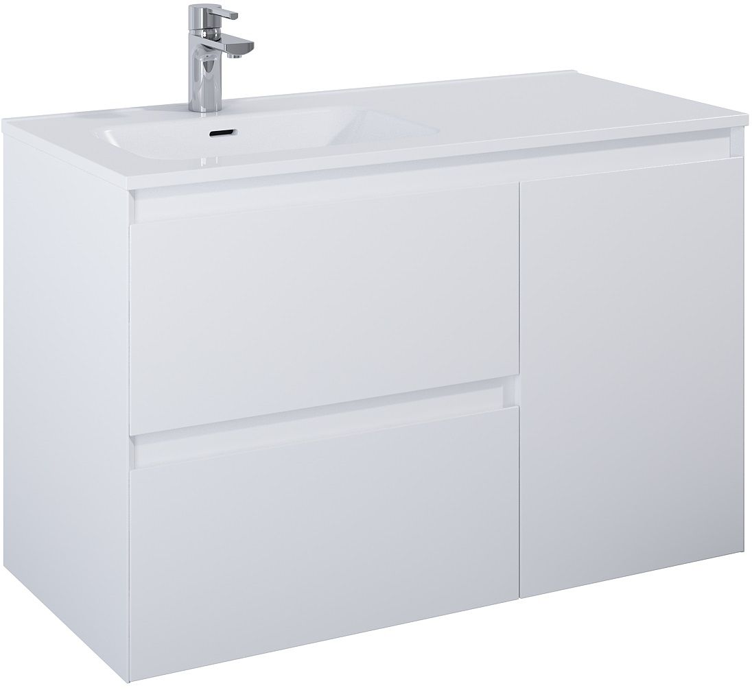 Elita Split armario 100x45.8x63.5 cm suspendido, para lavabo blanco RE011006055290