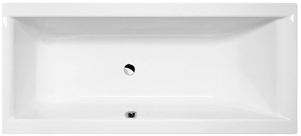 Polysan Cleo bañera rectangular slim 180x80 cm blanco 95611S