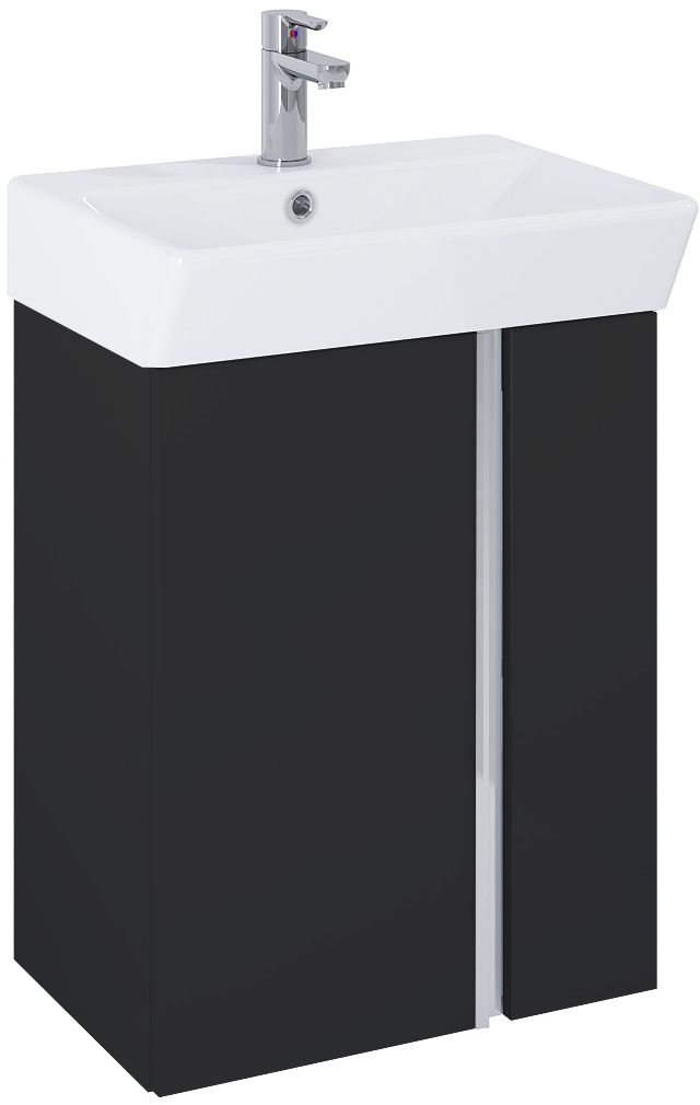 Elita Skye lavabo con mueble 50.5 cm negro RE020500127160