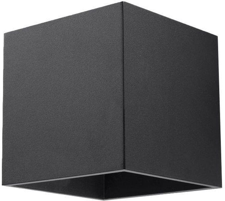 Sollux Lighting Quad lámpara de pared 1x40 W negro SL.0057