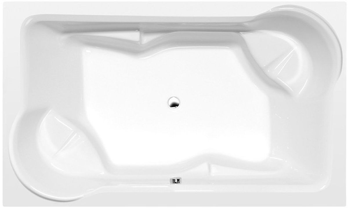 Polysan Duo bañera rectangular 200x120 cm blanco 16111