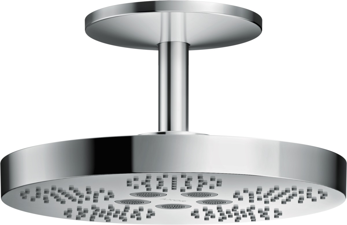 Axor One brazo de ducha con efecto lluvia 28.2x28.2 cm circular cromo 48494000