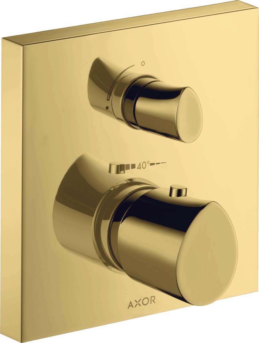 Axor Starck Organic grifo de bañera y ducha empotrado con termostato oro 12716990