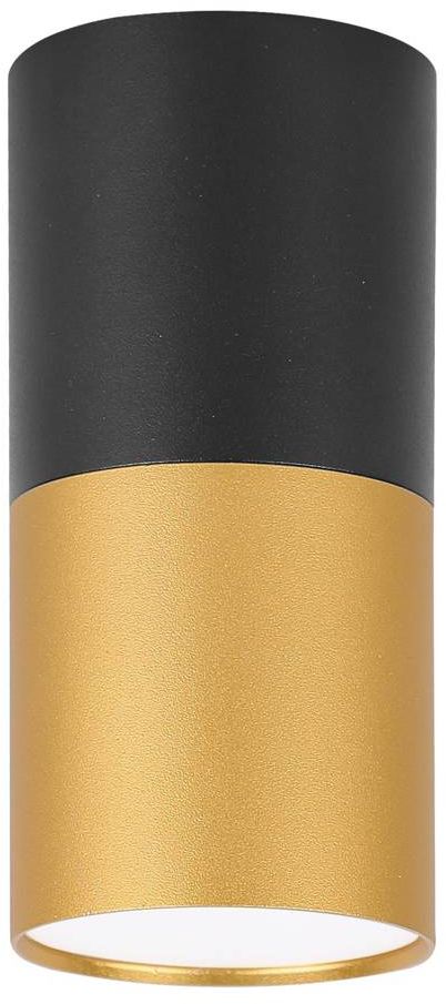 Candellux Tuba lámpara de techo 1x15 W negro-dorado 2281728
