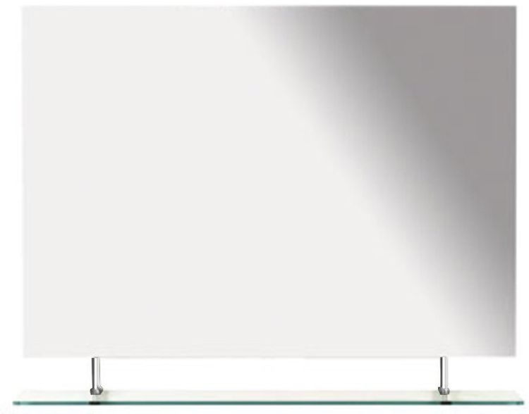 Sapho Wega espejo 100x80 cm rectangular cromo 60092