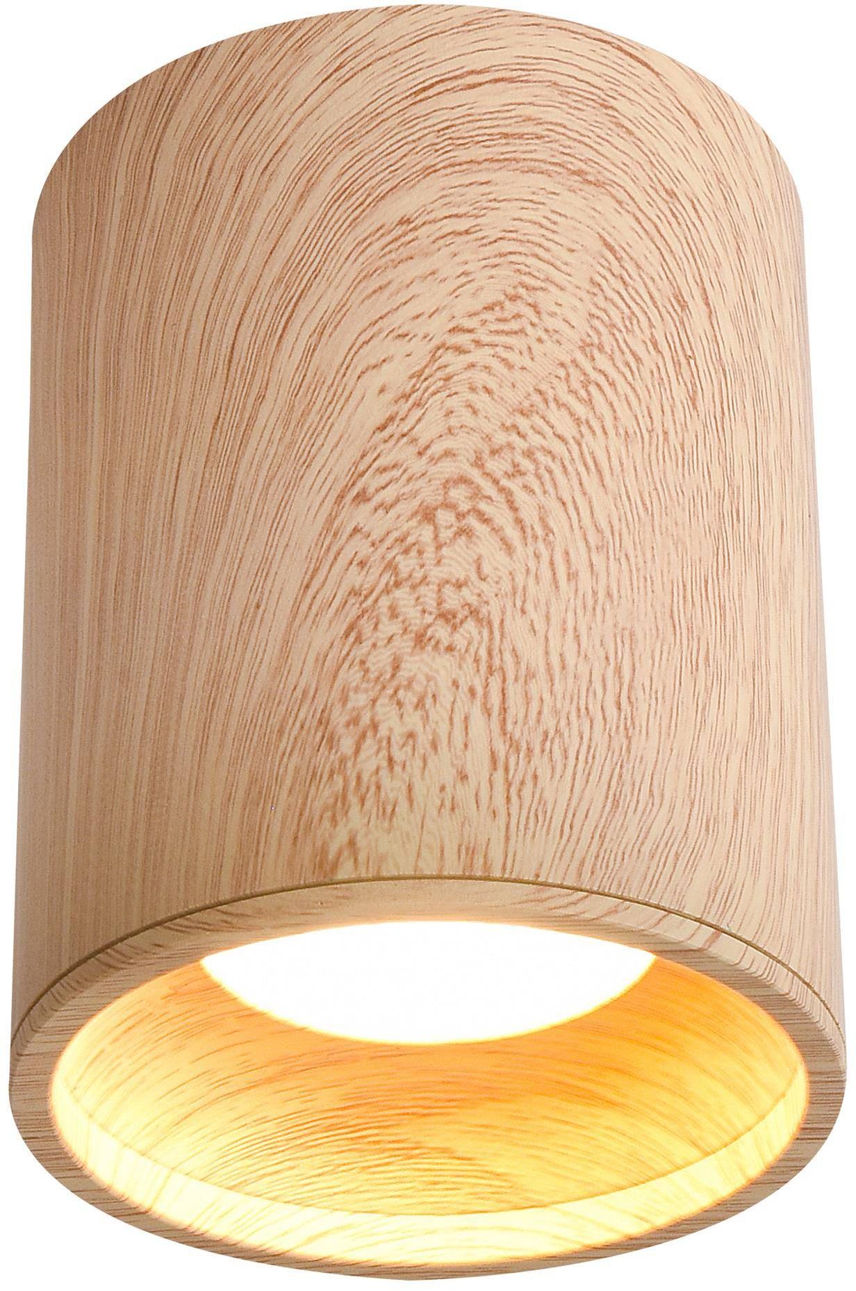 Candellux Tuba lámpara de techo 1x15 W madera 2277165