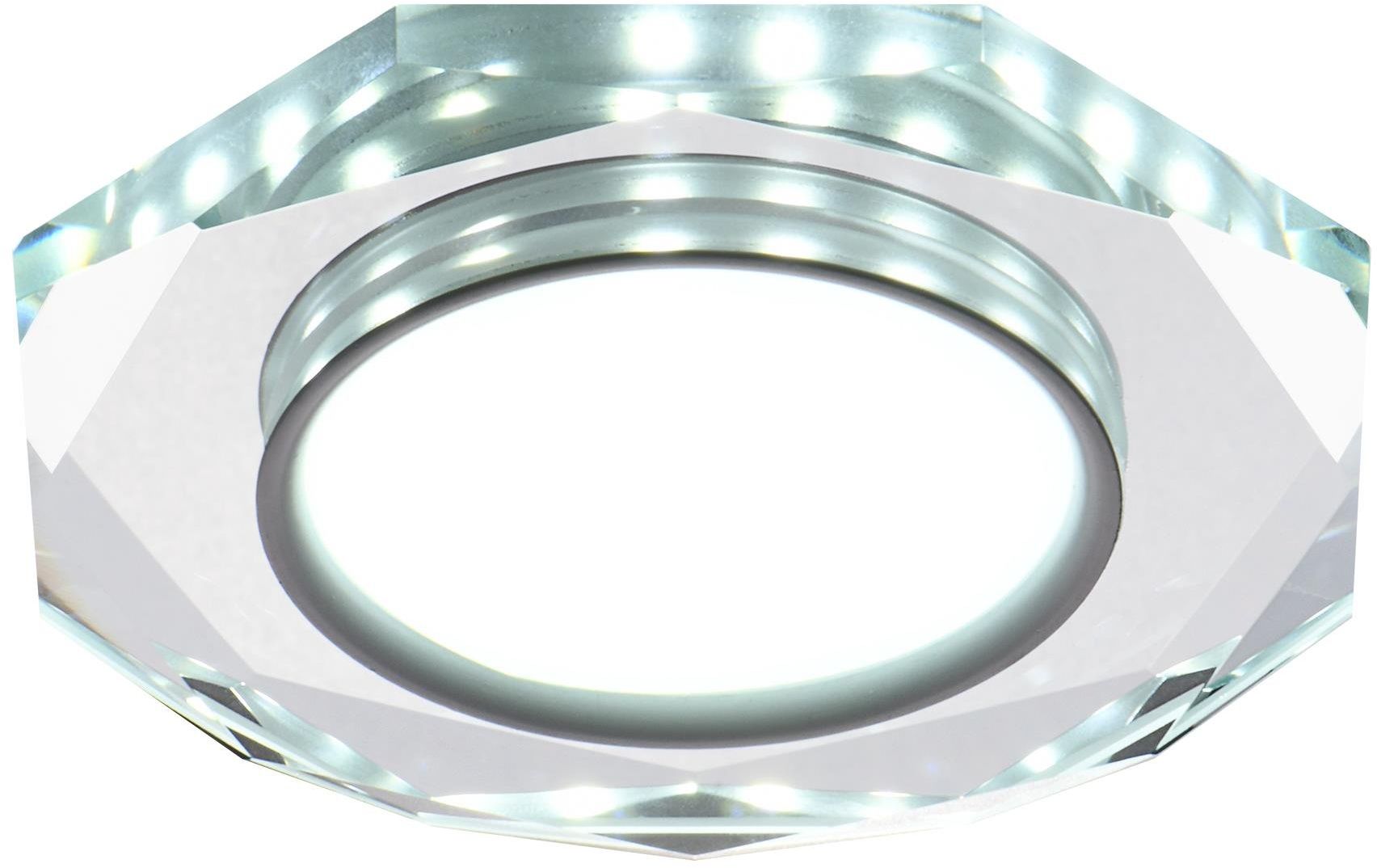 Candellux SSP lámpara empotrada 1x8 W blanco-transparente 2263922