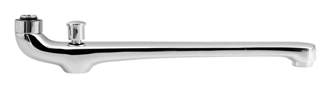 Aqualine caño de grifo bañera cromo 43997