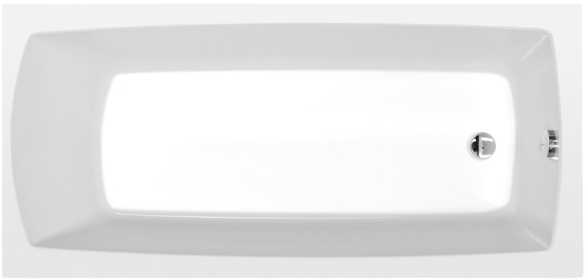 Polysan Lily bañera rectangular 140x70 cm blanco 72201S
