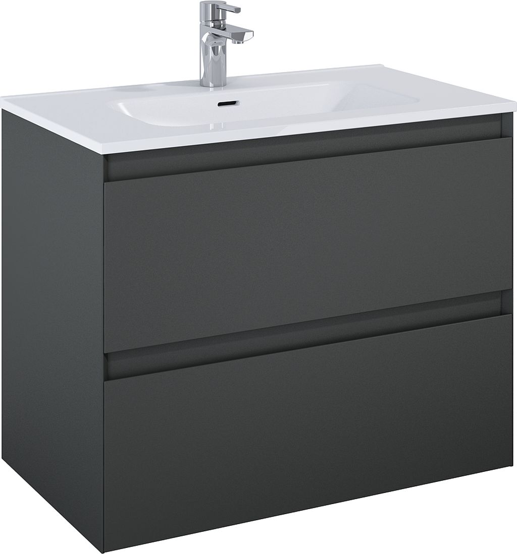 Elita Split armario 80x45.8x63.5 cm suspendido, para lavabo antracita RE010800056010