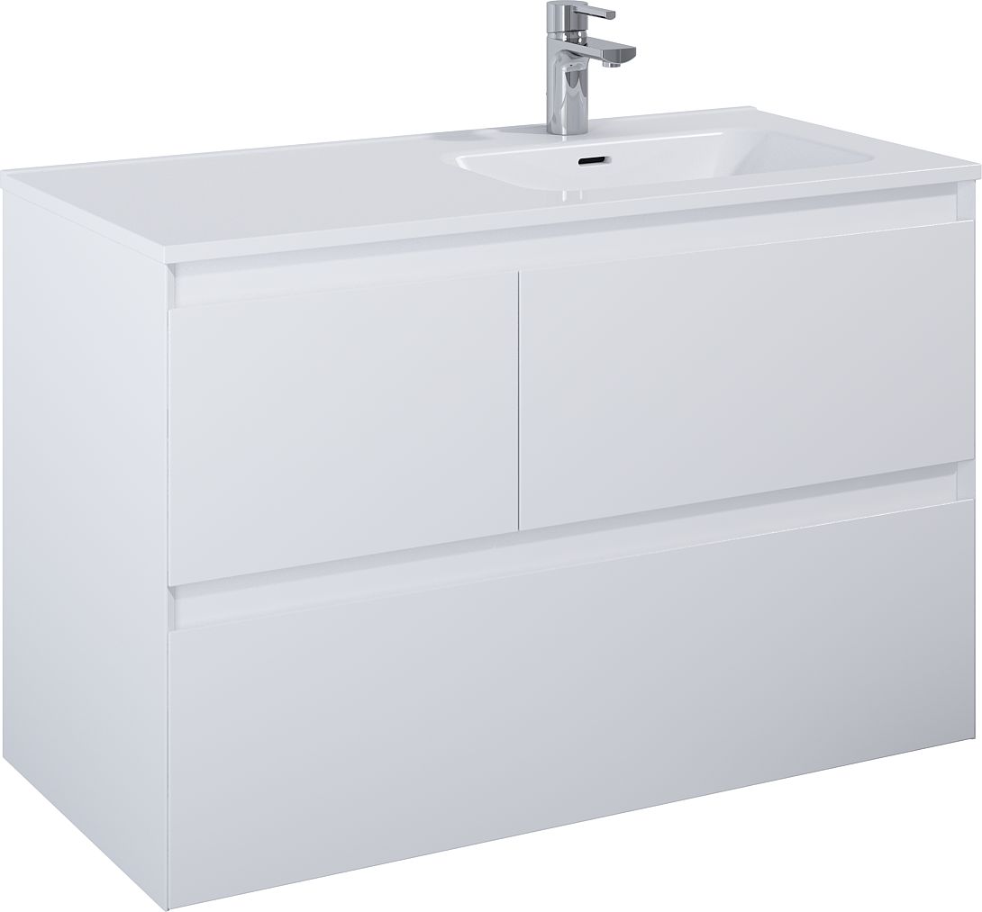Elita Split armario 100x45.8x63.5 cm suspendido, para lavabo blanco RE011005155290