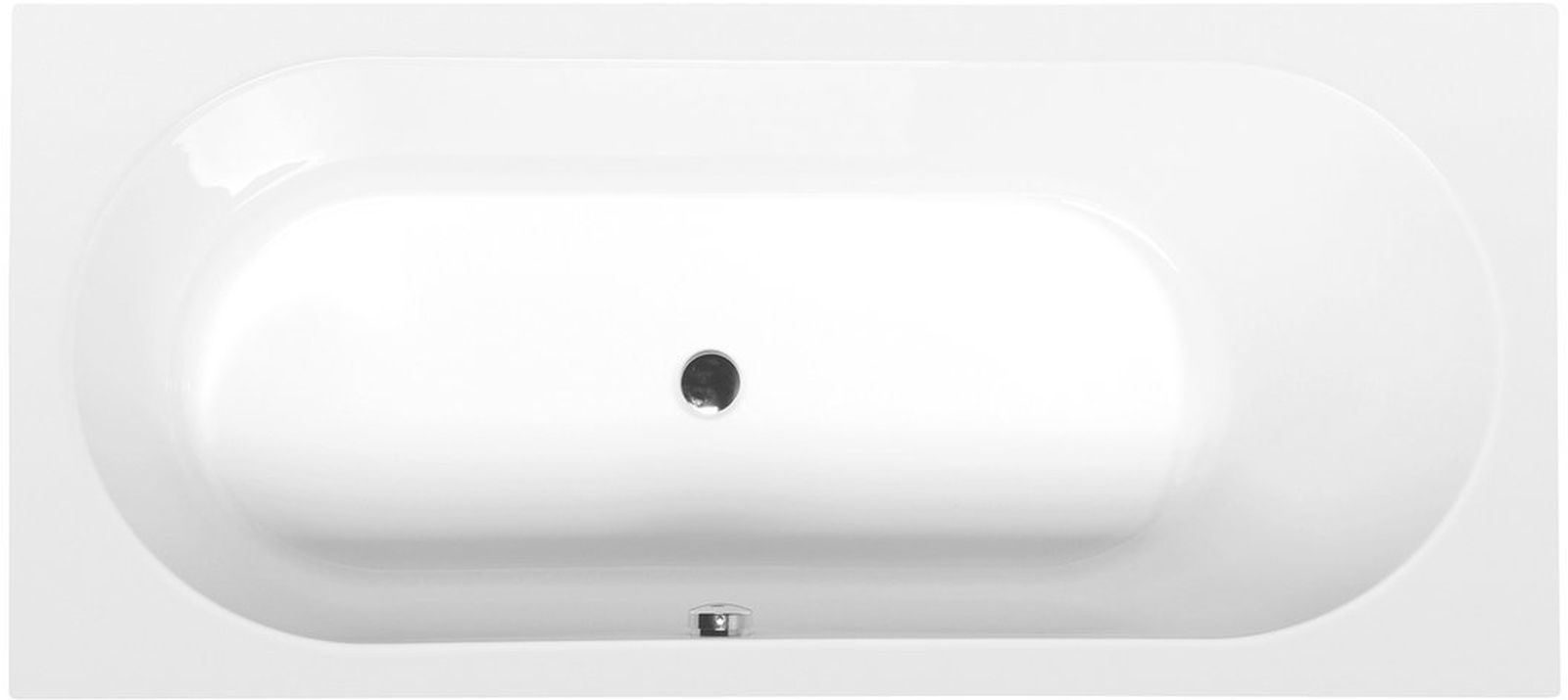 Polysan Astra bañera rectangular slim 165x75 cm blanco 32611S