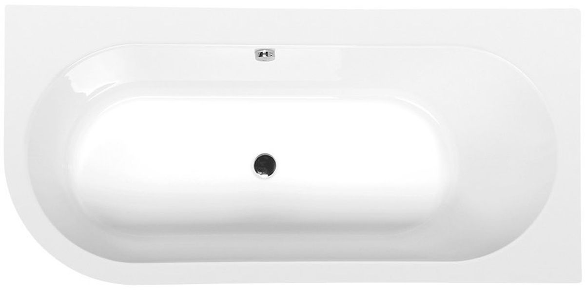 Polysan Astra bañera de esquina 160x75 cm derecha blanco 34611M