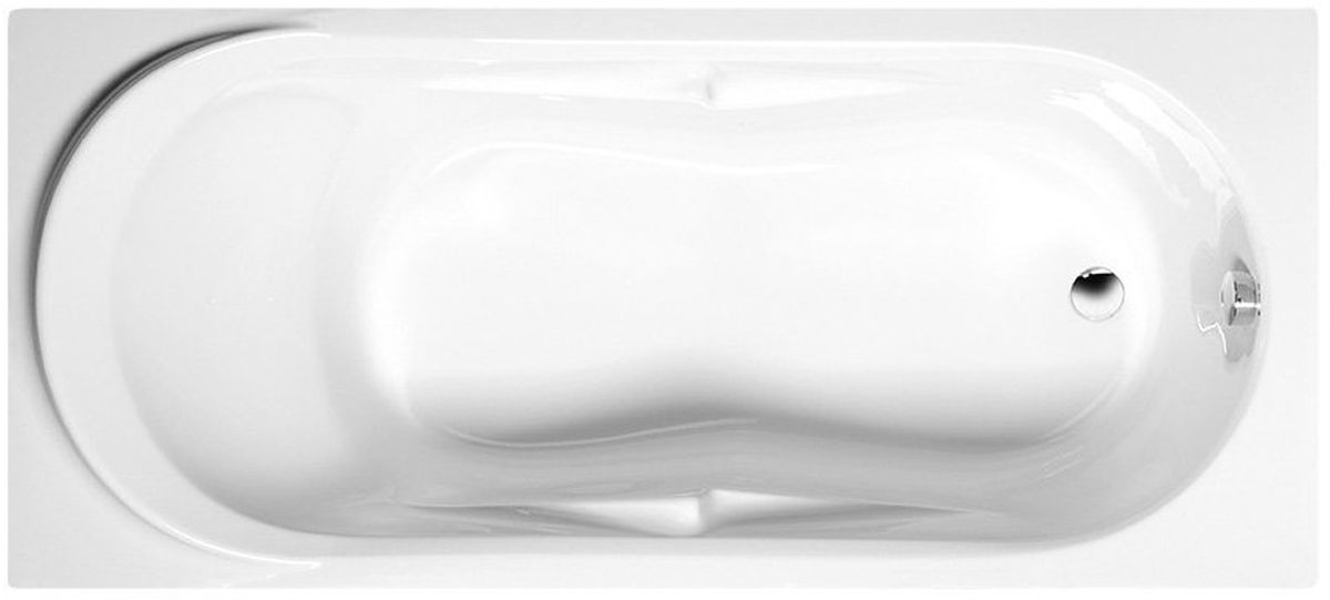 Polysan Adriana bañera rectangular 160x74 cm blanco 43111