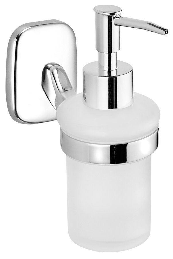 Aqualine Rumba dispensador de jabón 160 ml cromo-vidrio RB119