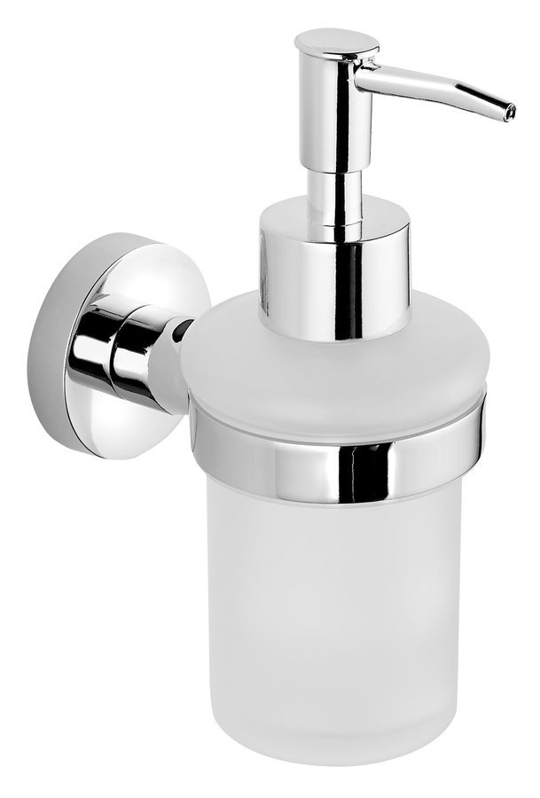 Aqualine Samba dispensador de jabón 150 ml cromo-vidrio SB119