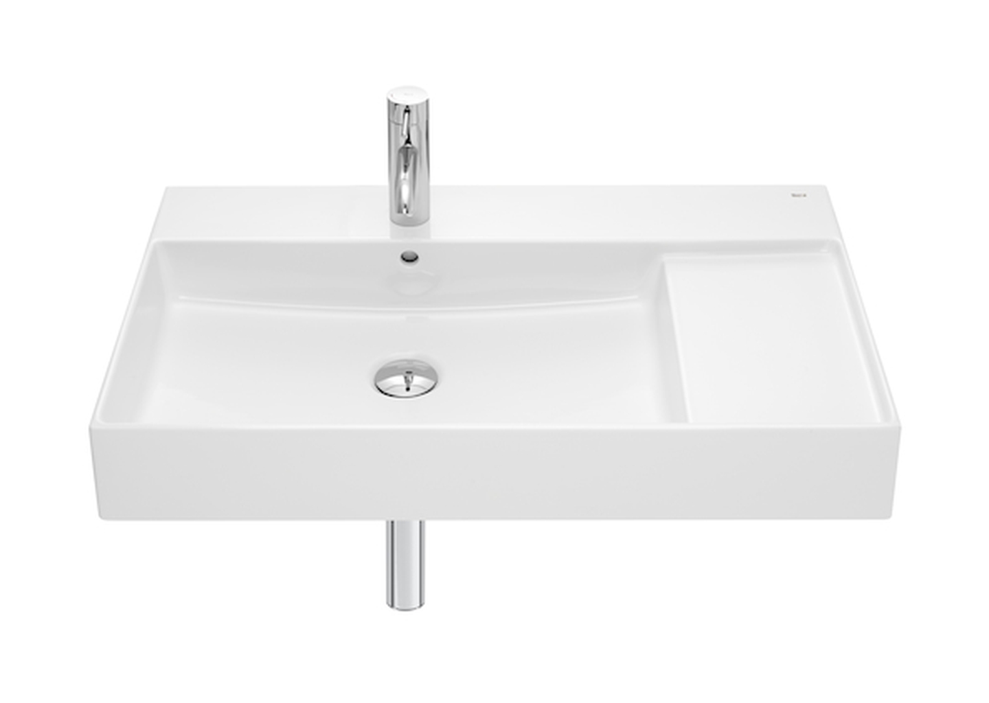 Roca Inspira lavabo 80x49 cm rectangular clásico blanco brillante A32752BS00