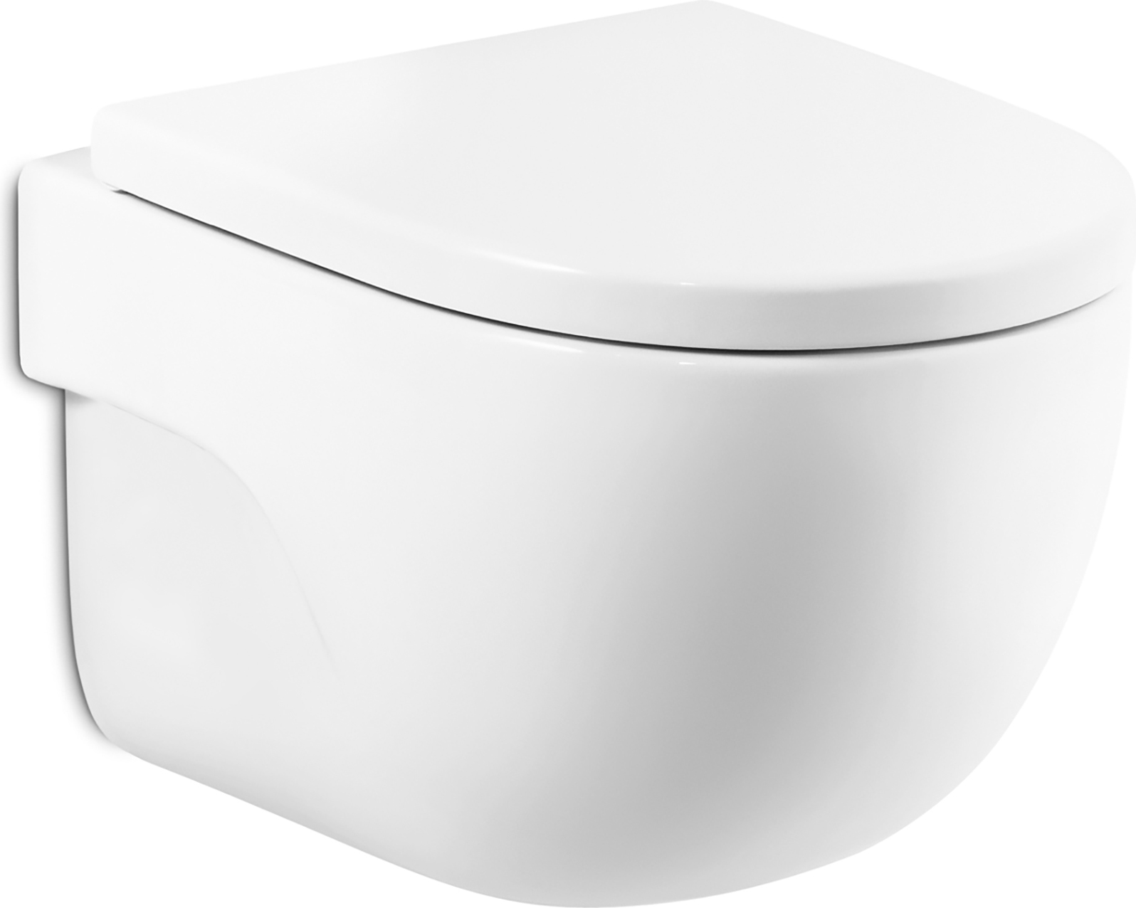 Roca Meridian taza de inodoro suspendido sin reborde blanco A346244S00